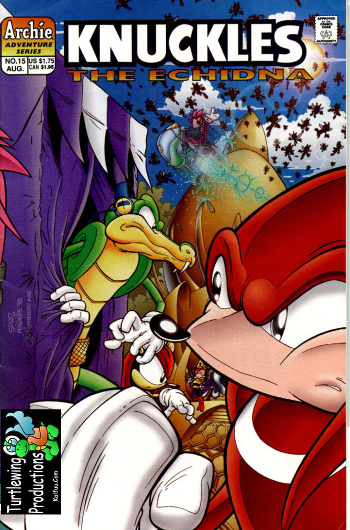 Knuckles - August 1998 Comic cover page